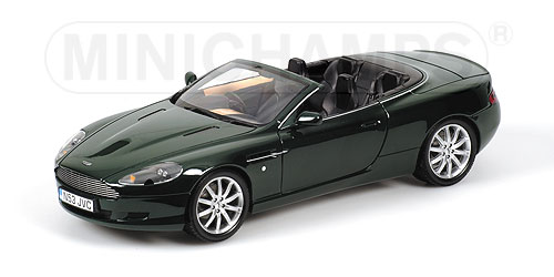 ASTON MARTIN DB 9 VOLANTE (RHD) – 2004 – GREEN 1:18 model