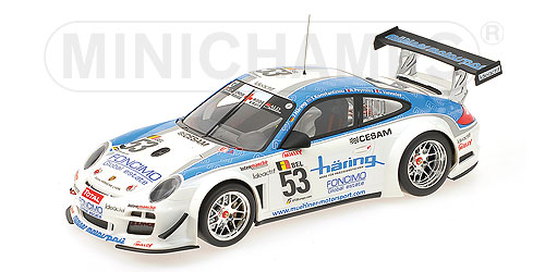 PORSCHE 911 GT3 R – MUEHLNER MOTORSPORT – VANNELET/PEYROLES/KONSTANTINOU/HÄRING – 24H SPA 2010 L.E. 750 pcs. 1:18 model