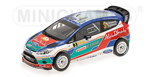 FORD FIESTA RS WRC – FORD ABU DHABI – HIRVONEN/LEHTINEN – WINNER RALLY AUSTRALIA 2011 L.E. 1002 pcs. 1:18 model
