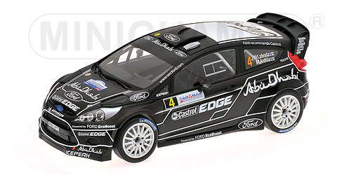 FORD FIESTA RS WRC – FORD ABU DHABI – LATVALA/ANTTILA – RALLY DE FRANCE ALSACE 2011 1:18 model