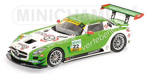 MERCEDES-BENZ SLS AMG GT3 – MS RACING – SIGACEV/STOLL – ADAC GT MASTERS 2011 L.E. 1000 pcs. 1:18 model