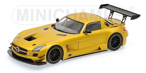 MERCEDES-BENZ SLS AMG GT3 – ‘STREET’ – GOLD – 2011 L.E. 1000 pcs. 1:18 model
