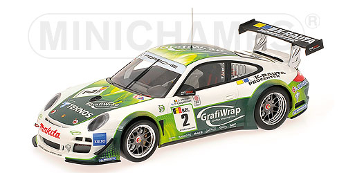 PORSCHE 911 GT3 R – PROSPEED COMPETITION – LAPPALAINEN/HEYLEN – FIA GT3 EUROPEAN CHAMPIONSHIP 2011 L.E. 750 pcs. 1:18 model