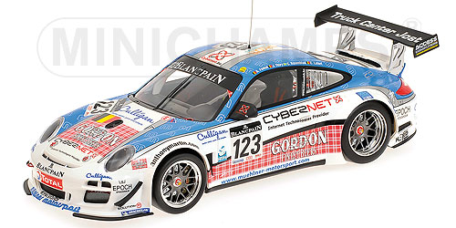 PORSCHE 911 GT3 R – MUEHLNER MOTORSPORT – FUMAL/THIRY/ROSENBLAD/LEFORT – 24H SPA 2011 L.E. 750 pcs. 1:18 model