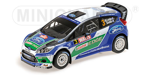 FORD FIESTA RS WRC – FORD WORLD RALLY TEAM – LATVALA/ANTTILA – WINNER WALES RALLY GB 2012 L.E. 504 pcs. 1:18 model