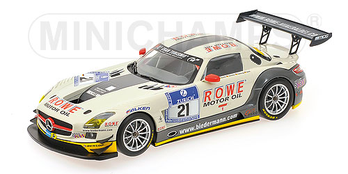 MERCEDES-BENZ SLS AMG GT3 – ROWE RACING – ZEHE/HARTUNG/REHFELD/BULLITT – 24H NÜRBURGRING 2012 L.E. 750 pcs. 1:18 model