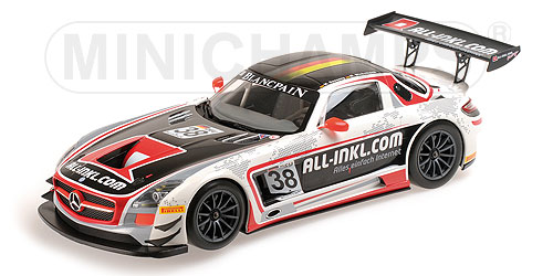 MERCEDES-BENZ SLS AMG GT3 – BASSENG/WINKELHOCK – CHAMPIONS FIA GT1 WORLDCHAMPIONSHIP 2012 L.E. 1002 pcs. 1:18 model