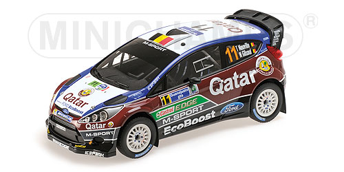 FORD FIESTA RS WRC – QATAR M-SPORT WORLD RALLY TEAM – NEUViLLE/GILSOUL – RALLY MEXICO 2013 L.E. 504 pcs. 1:18 model