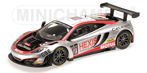 MCLAREN 12C GT3 – HEXIS RACING – PANIS/CAZENAVE/DEBARD/LEDOGAR – 24H SPA 2013 L.E. 504 pcs. 1:18 model