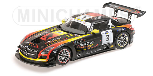 MERCEDES-BENZ SLS AMG GT3 – AL QUBAISI/BLEEKEMOELEN/SCHNEIDER – WINNERS 12H ABU DHABI L.E. 1002 pcs. 1:18 model