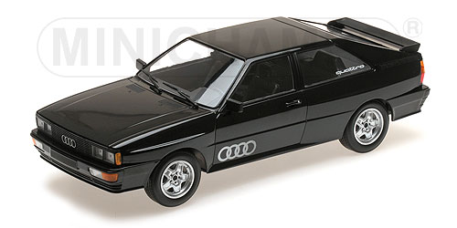 AUDI QUATTRO – 1980 – BLACK METALLIC L.E. 504 pcs. 1:18 model