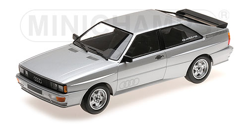 AUDI QUATTRO – 1980 – SILVER L.E. 504 pcs. 1:18 model