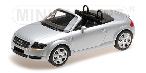 AUDI TT ROADSTER – 1999 – SILVER L.E. 300 pcs. 1:18 model