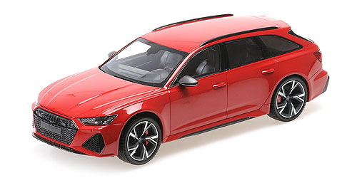 AUDI RS 6 AVANT – 2019 – RED METALLIC - L.E. 300 pcs. 1:18 model