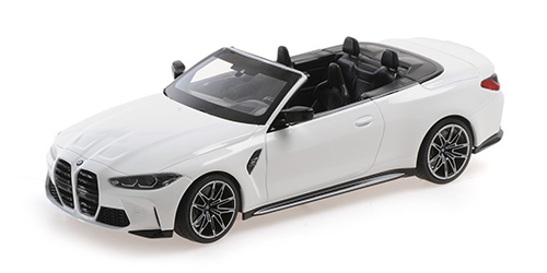 BMW M4 CABRIOLET – 2021 – WHITE 1:18 model