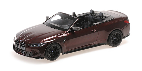 BMW M4 CABRIOLET – 2021 – RED METALLIC 1:18 model