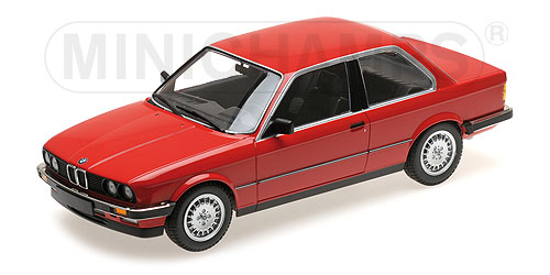 BMW 323I (E30) – 1982 – RED L.E. 702 pcs. 1:18 model