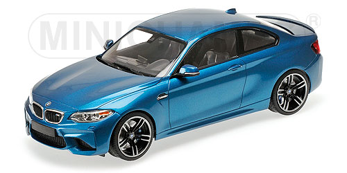 BMW M2 COUPÉ – 2016 – BLUE METALLIC L.E. 786 pcs. 1:18 model