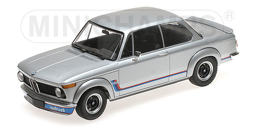 BMW 2002 TURBO – 1973 – SILVER 1:18 model
