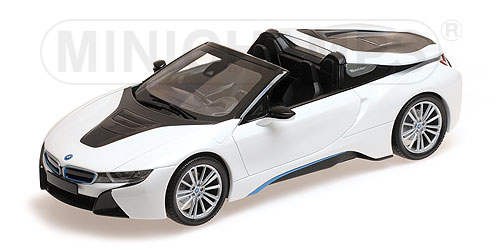 BMW I8 ROADSTER (I15) – 2017 – WHITE METALLIC L.E. 504 pcs. 1:18 model
