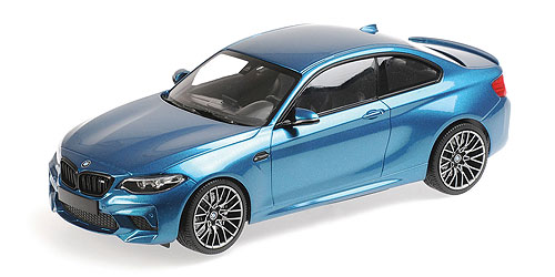BMW M2 COMPETITION – 2019 – BLUE METALLIC - L.E. 504 pcs. 1:18 model