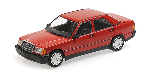 MERCEDES-BENZ 190E (W201) – 1982 – RED 1:18 model