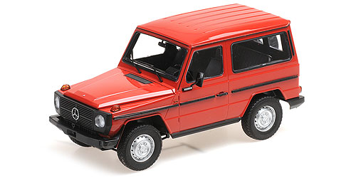 MERCEDES-BENZ G-MODEL SHORT (W460) – 1980 – RED 1:18 model