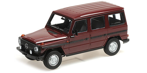 MERCEDES-BENZ G-MODEL LONG (W460) – 1980 – DARK RED 1:18 model