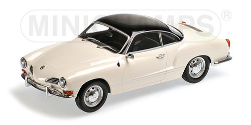 VOLKSWAGEN KARMANN GHIA COUPÉ – 1970 – IVORY/BLACK L.E. 1002 pcs. 1:18 model