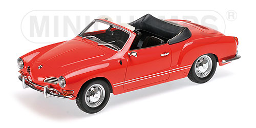 VOLKSWAGEN KARMANN GHIA CONVERTIBLE – 1970 – RED L.E. 1002 pcs. 1:18 model