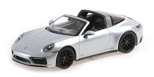 PORSCHE 911 (992) TARGA 4 GTS – 2021 – SILVER - L.E. 600 pcs. 1:18 model