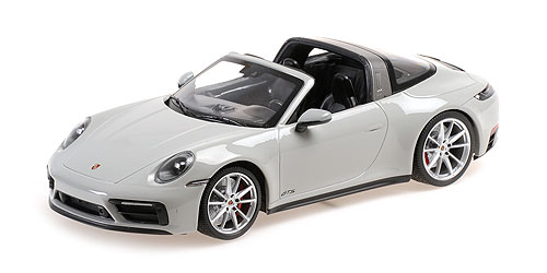 PORSCHE 911 (992) TARGA 4 GTS – 2021 – GREY - L.E. 660 pcs. 1:18 model