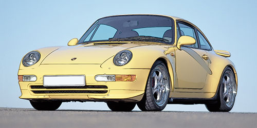 PORSCHE 911 RS (993) – 1994 – YELLOW 1:18 model