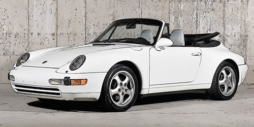 PORSCHE 911 (993) CABRIOLET – 1994 – WHITE 1:18 model