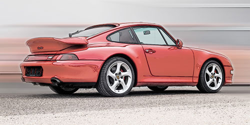 PORSCHE 911 (993) TURBO – 1995 – RED 1:18 model