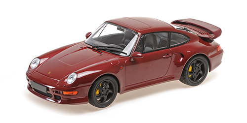 PORSCHE 911 (993) TURBO S – 1997 – DARK RED METALLIC 1:18 model
