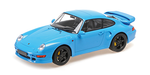 PORSCHE 911 (993) TURBO S – 1997 – BLUE 1:18 model