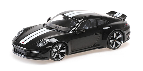 PORSCHE 911 (992) SPORT CLASSIC – 2022 – BLACK 1:18 model