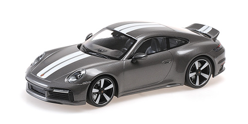 PORSCHE 911 (992) SPORT CLASSIC – 2022 – GREY METALLIC 1:18 model
