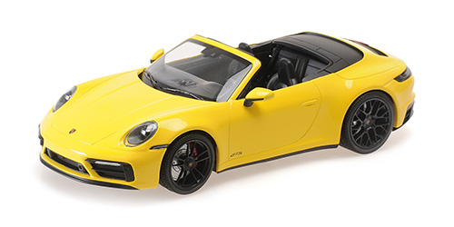 PORSCHE 911 CARRERA 4 GTS CABRIOLET – 2020 – YELLOW 1:18 model