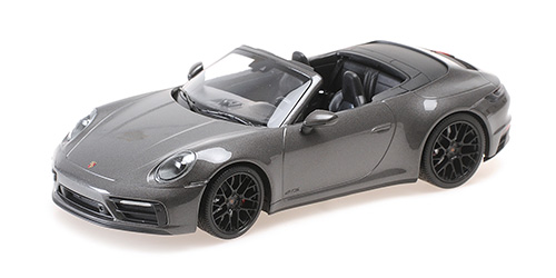 PORSCHE 911 CARRERA 4 GTS CABRIOLET – 2020 – GREY METALLIC 1:18 model