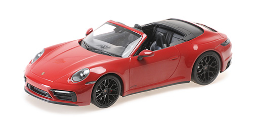 PORSCHE 911 CARRERA 4 GTS CABRIOLET – 2020 – RED 1:18 model