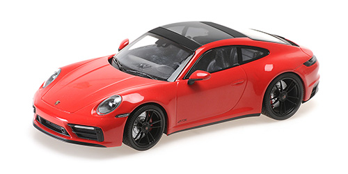 PORSCHE 911 CARRERA 4 GTS – 2020 – RED 1:18 model