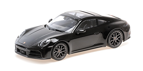 PORSCHE 911 (992.2) CARRERA COUPE – 2024 – BLACK METALLIC 1:18 model