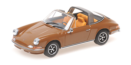 PORSCHE 911 TARGA – 1972 – BROWN 1:18 model