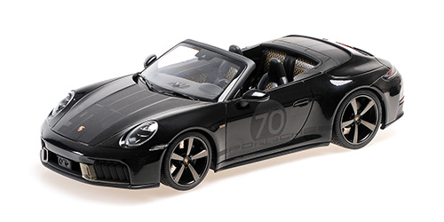 PORSCHE 911 (992.2) CARRERA GTS CABRIOLET 911 SPIRIT 70 – 2025 – BLACK 1:18 model