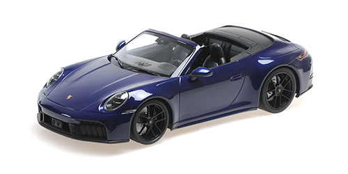 PORSCHE 911 (992.2) CARRERA GTS CABRIOLET – 2025 – BLUE METALLIC 1:18 model