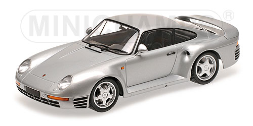 PORSCHE 959 – 1987 – SILVER 1:18 model