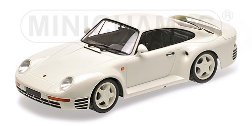 PORSCHE 959 – 1987 – WHITE 1:18 model