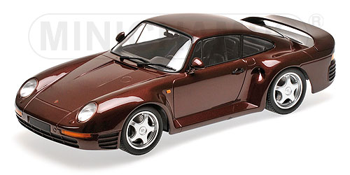 PORSCHE 959 – 1987 – RED METALLIC L.E. 600 pcs. 1:18 model